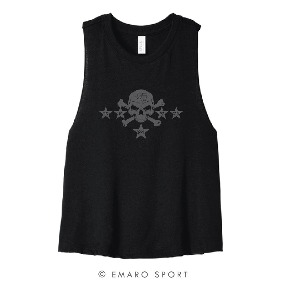 Black Flag Defense Women's Racerback Crop Tank