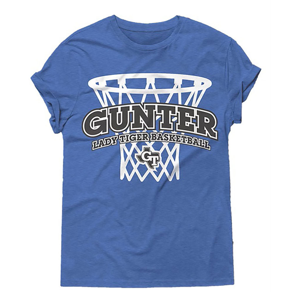 Gunter Lady Tiger Basketball w/ Hoop