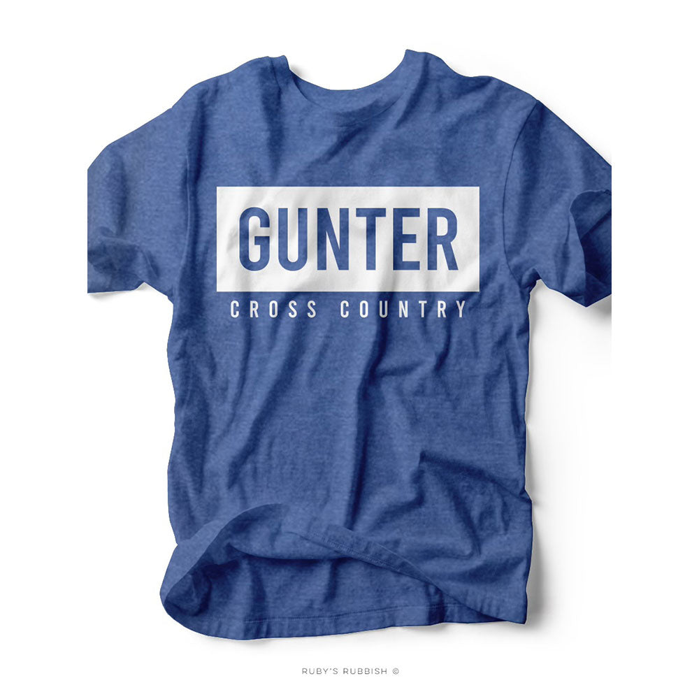 GUNTER Cross Country w/ Royal Blue Background