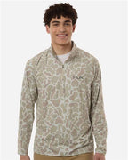 Men's Airweight KC Printed Quarter-Zip Pullover