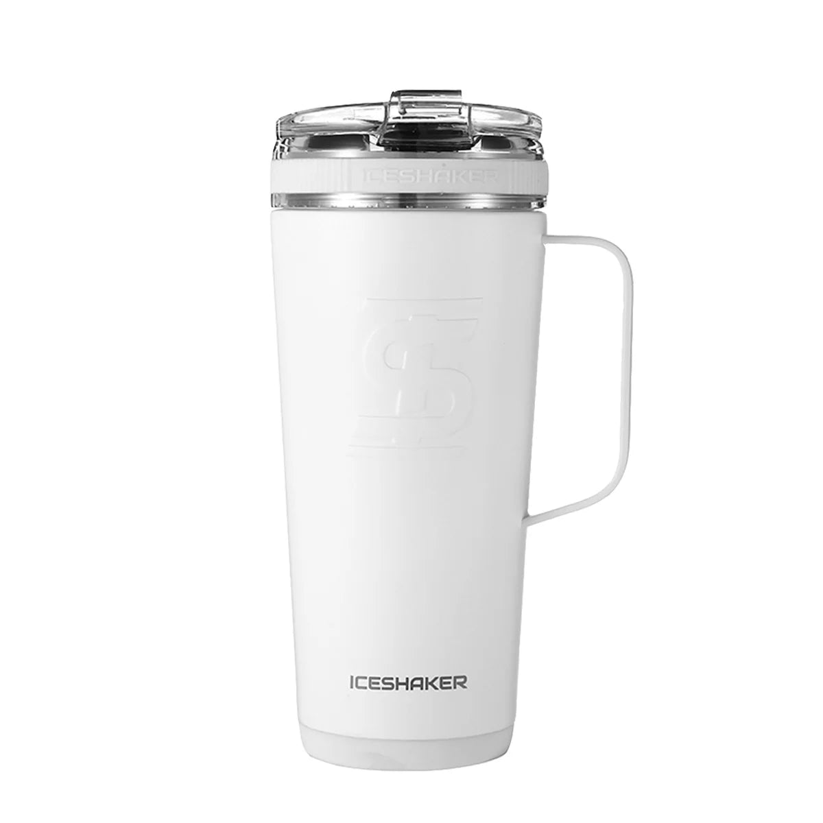 26oz White Flex Bottle with Handle