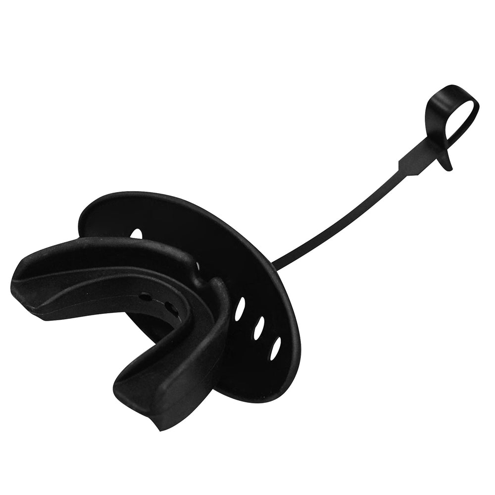 Boil-And-Bite Strapped Mouthguard w/ Lip Protector