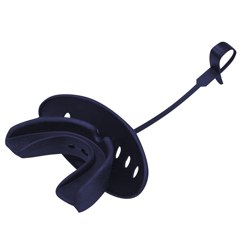 Boil-And-Bite Strapped Mouthguard w/ Lip Protector