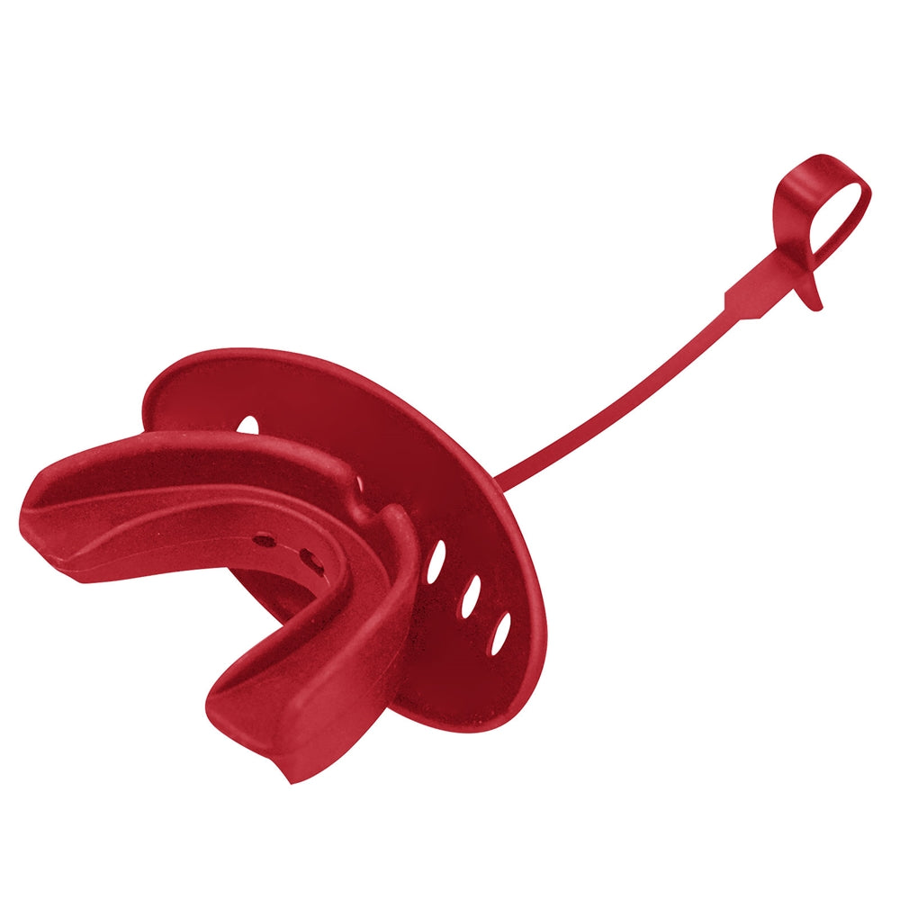 Boil-And-Bite Strapped Mouthguard w/ Lip Protector