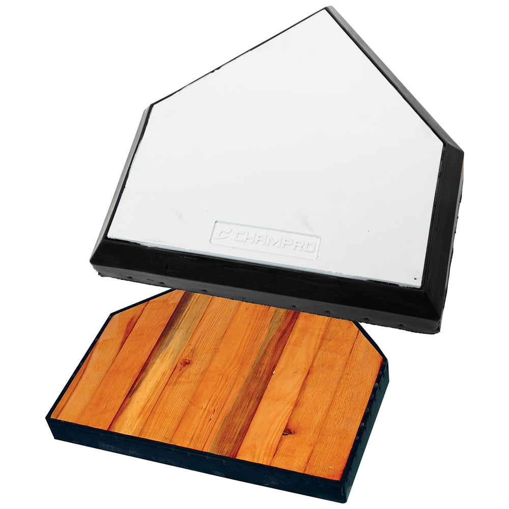 In-Ground Home Plate w/ Solid Wood Bottom