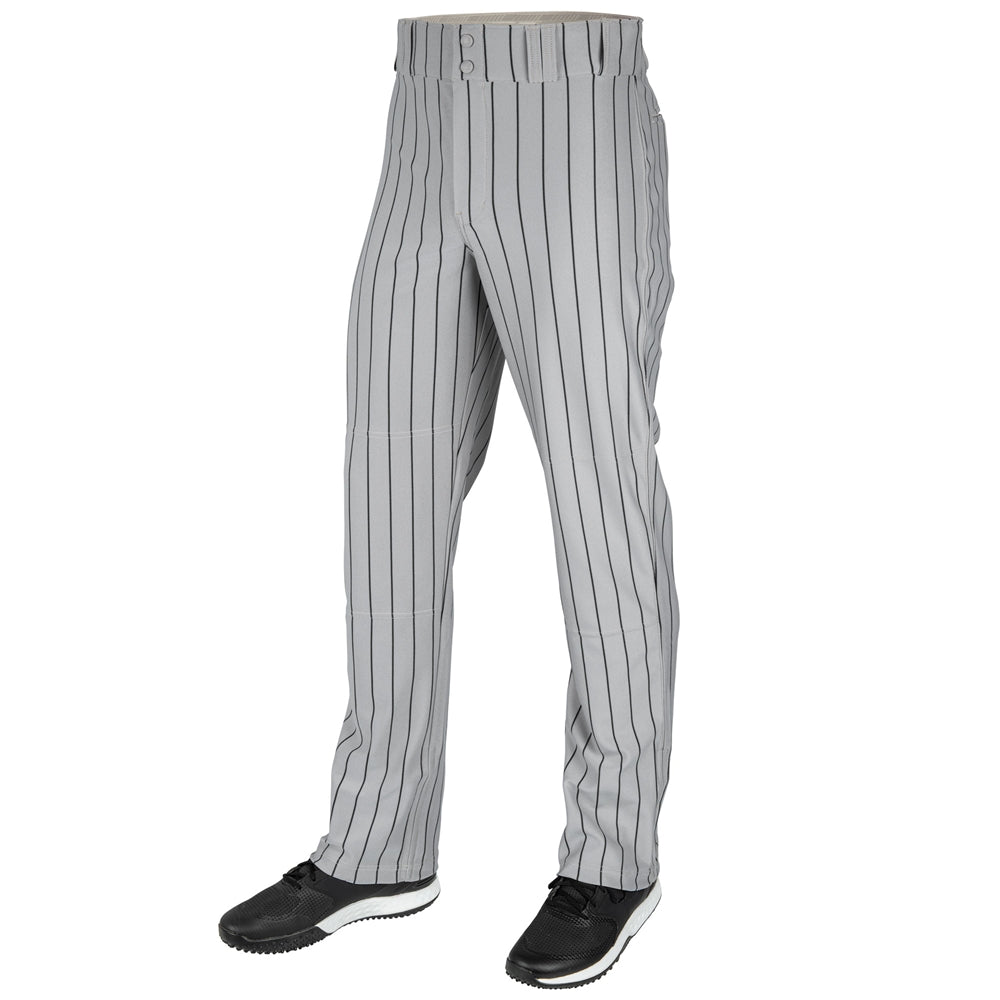 Adult Triple Crown 2.0 Open Bottom Pinstripe Pant
