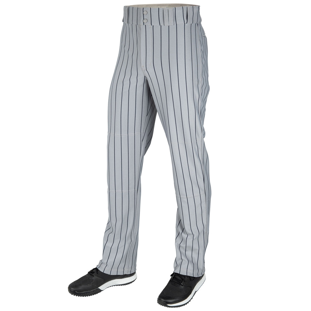 Adult Triple Crown 2.0 Open Bottom Pinstripe Pant