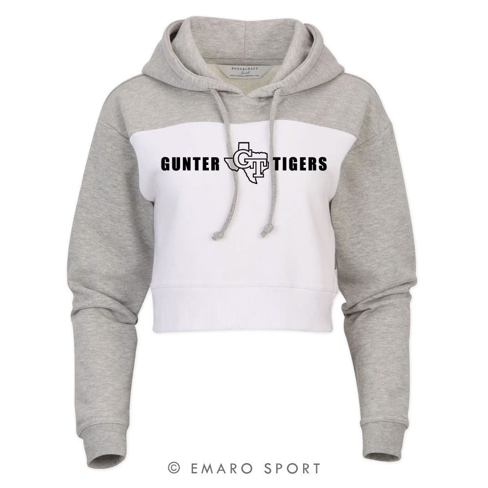 Gunter Tigers Cropped Fleece Hoodie