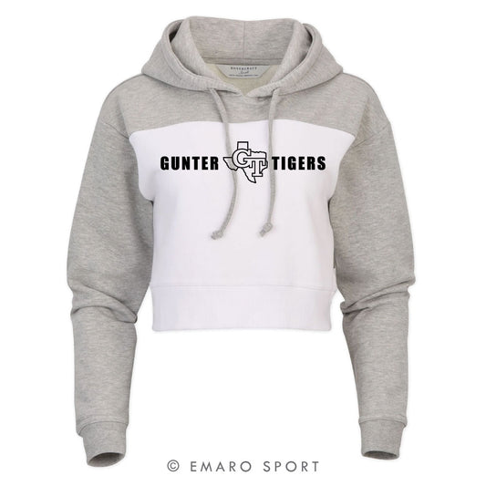 Gunter Tigers Cropped Fleece Hoodie