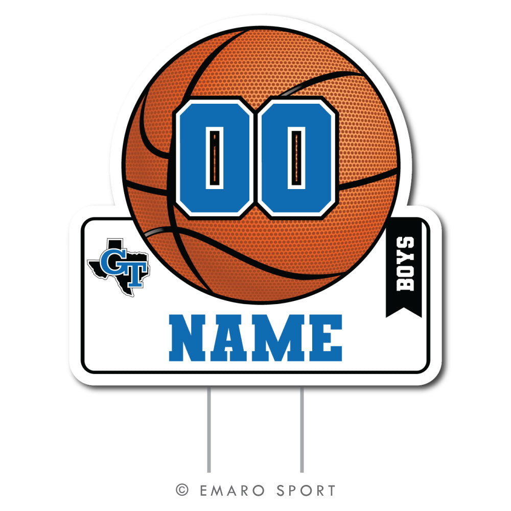 Gunter Boys Basketball Yard Signs