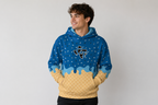 Gunter Drip Long Sleeve Hooded Shirt