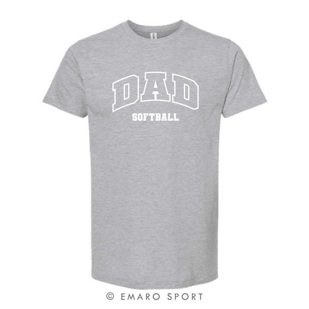 Softball DAD Short Sleeve Shirt