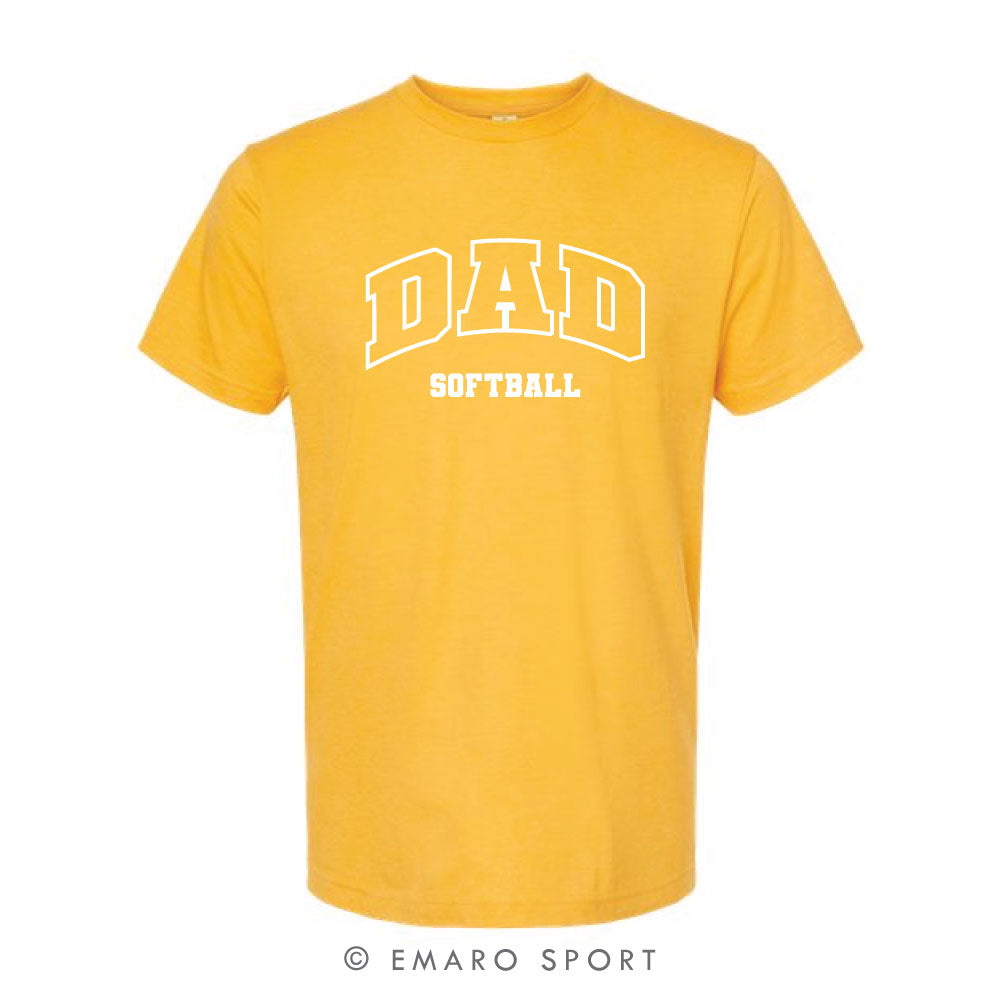 Softball DAD Short Sleeve Shirt