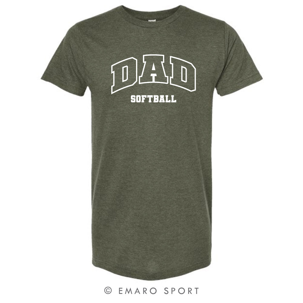 Softball DAD Short Sleeve Shirt
