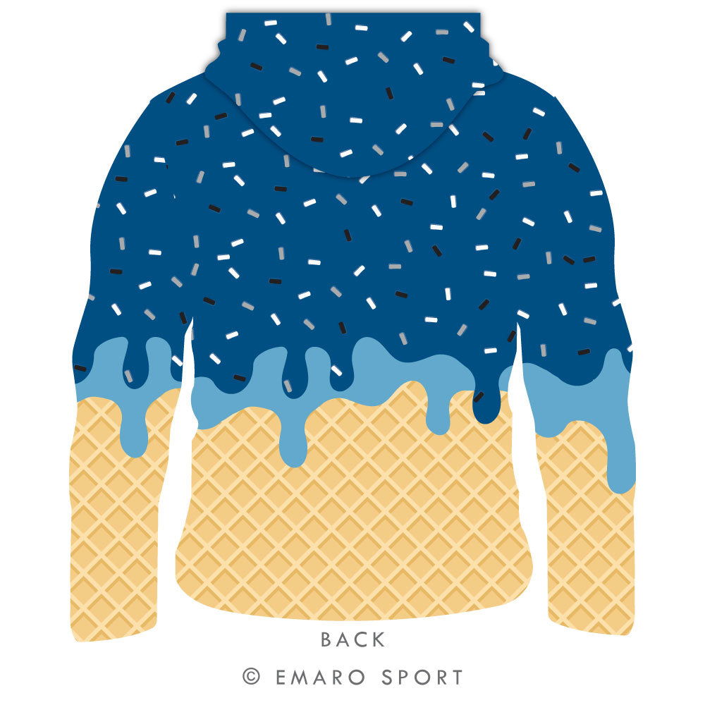 Gunter Drip Long Sleeve Hooded Shirt