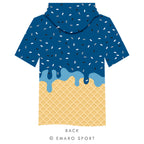 Gunter Drip Short Sleeve Hooded Shirt - Performance