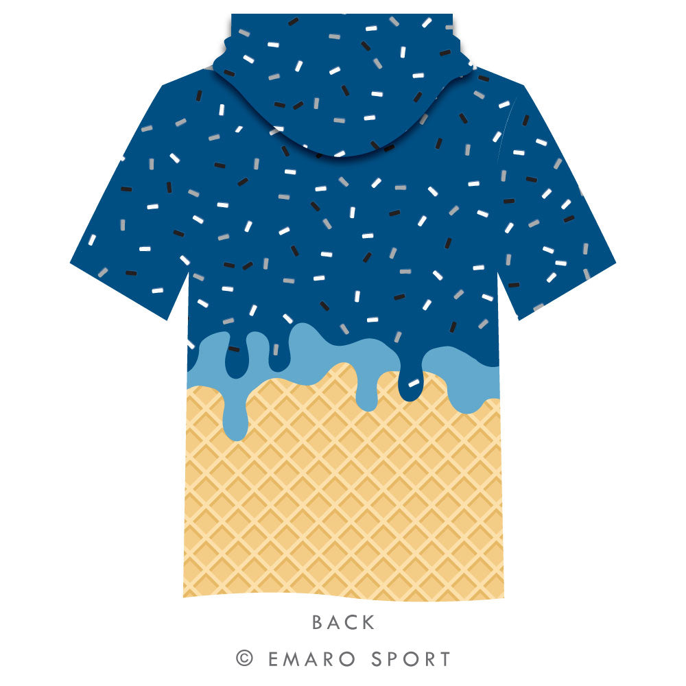 Gunter Drip Short Sleeve Hooded Shirt - Performance