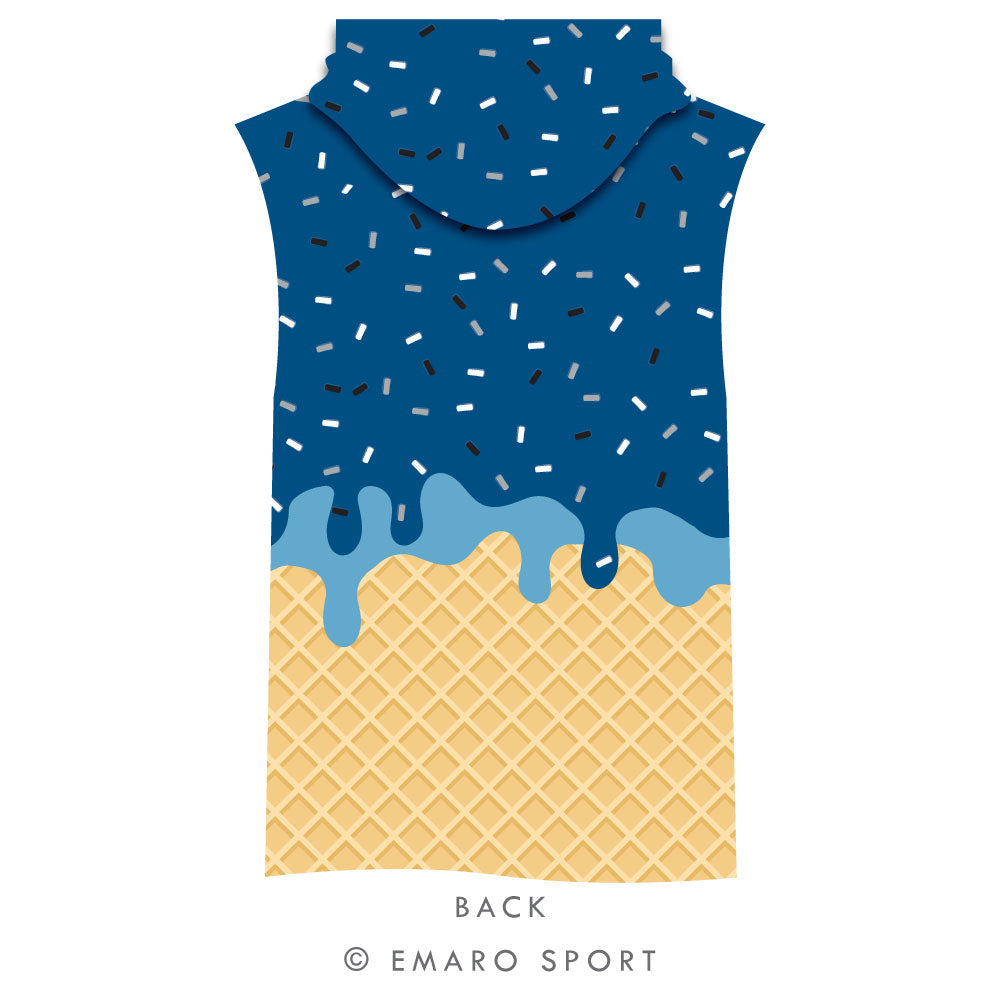 Gunter Drip Sleeveless Hooded Shirt - Performance