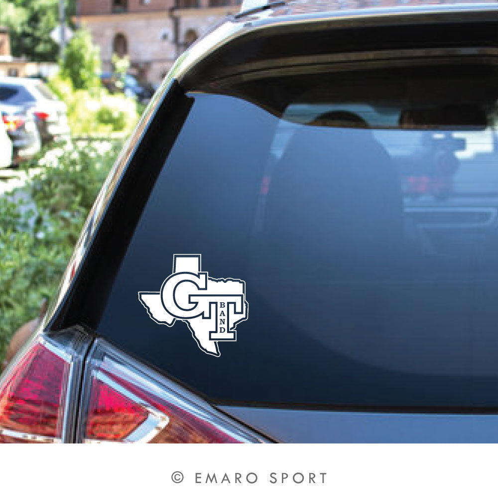 GT Texas Band Decal