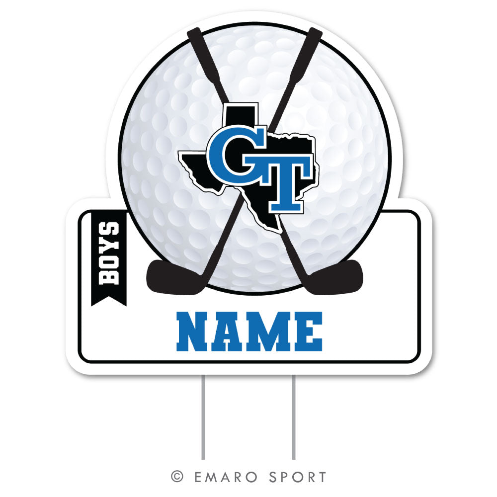 Gunter Boys Golf Yard Signs