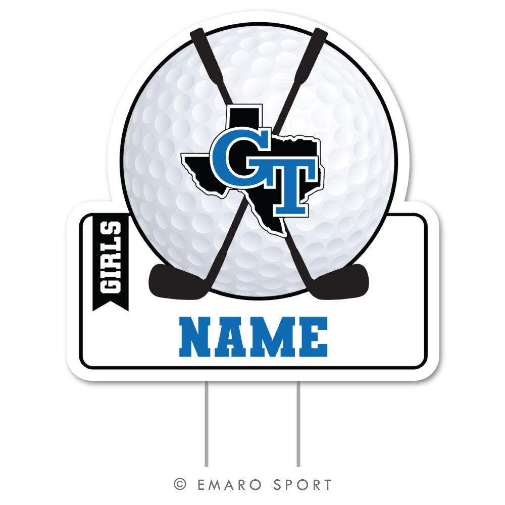 Gunter Girls Golf Yard Signs