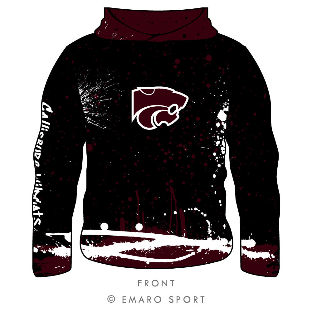 Callisburg Graffiti Long Sleeve Hooded Shirt