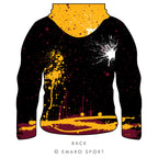 Collinsville Graffiti Long Sleeve Hooded Shirt