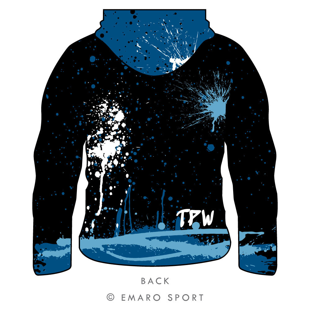 Gunter Graffiti Long Sleeve Hooded Shirt