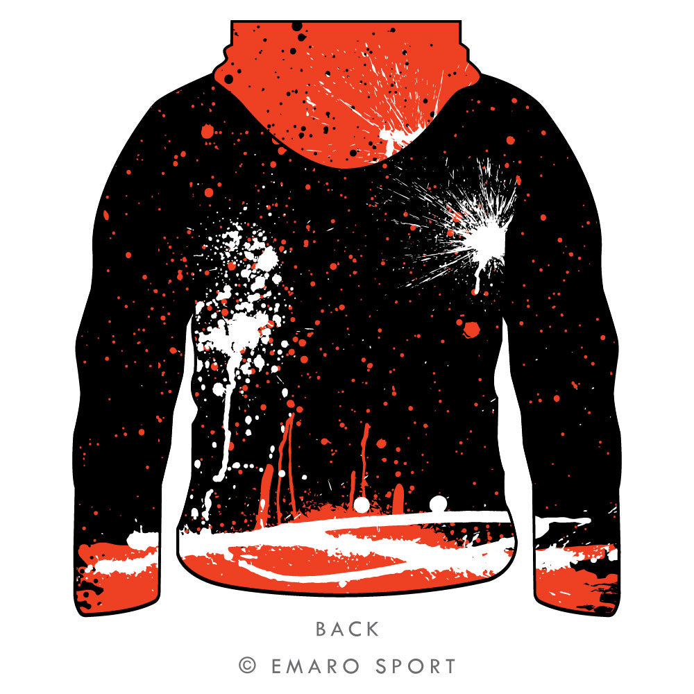 Pilot Point Graffiti Long Sleeve Hooded Shirt