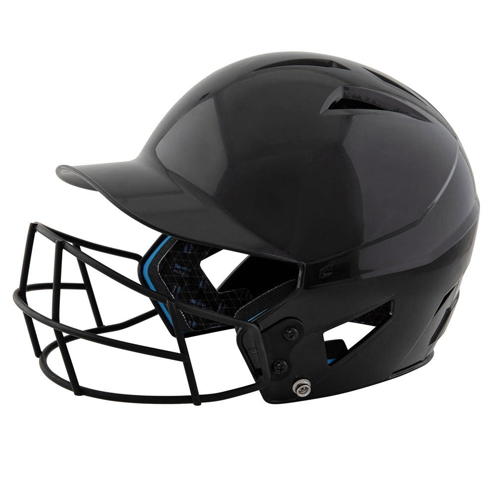 HX Rookie Baseball Helmet w/ Facemask Uncoated