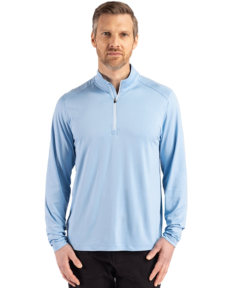 Cutter & Buck Coastline Recycled Double Peached Men's Quarter Zip Pullover