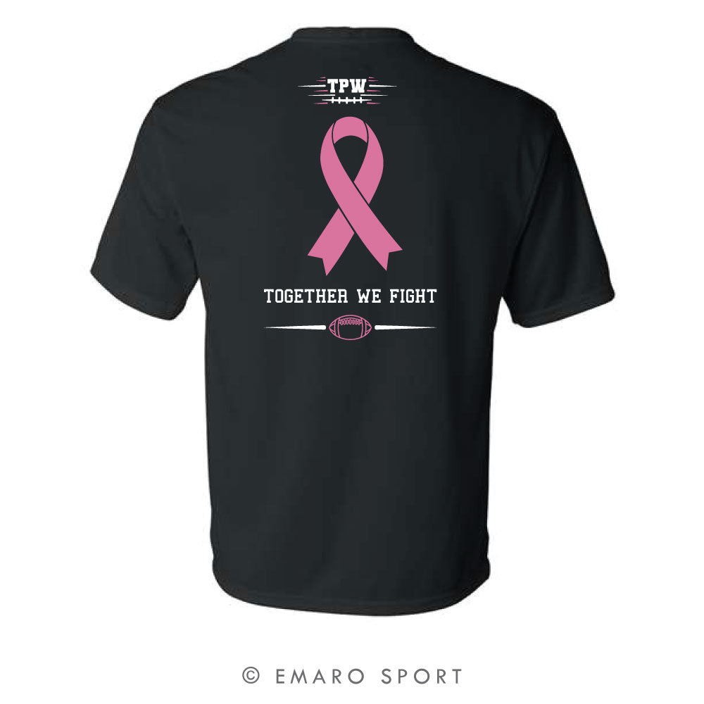 Pink Out Gunter Tigers Performance T-Shirt - Black