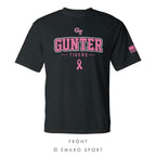 Pink Out Gunter Tigers Performance T-Shirt - Black