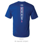 Pink Out Gunter Tigers Performance T-Shirt - Royal