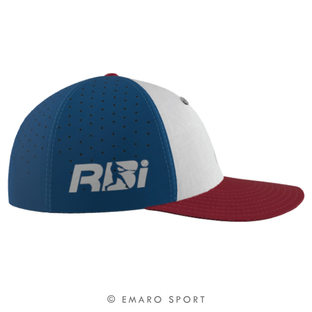 RBI Player Tri-Color Fitted Cap