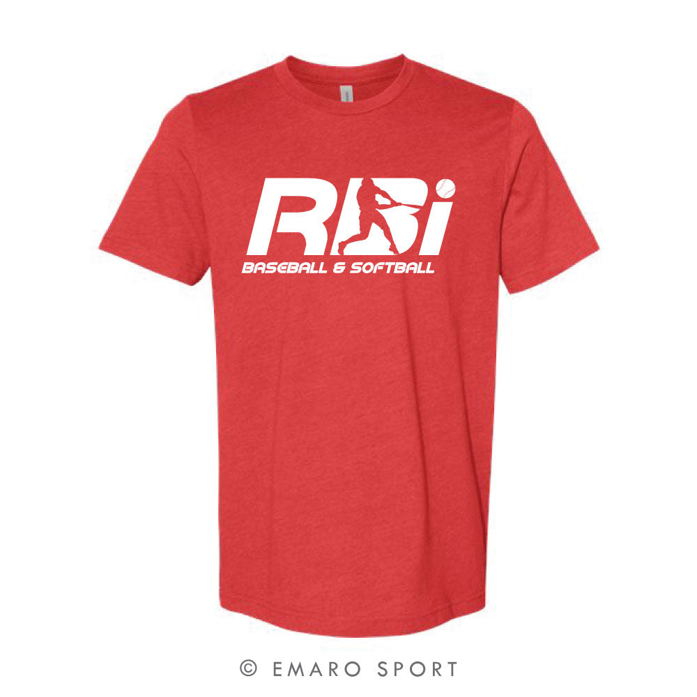 RBI Baseball & Softball - Heather Red