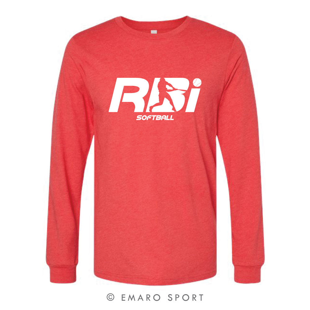 RBI Softball - Heather Red