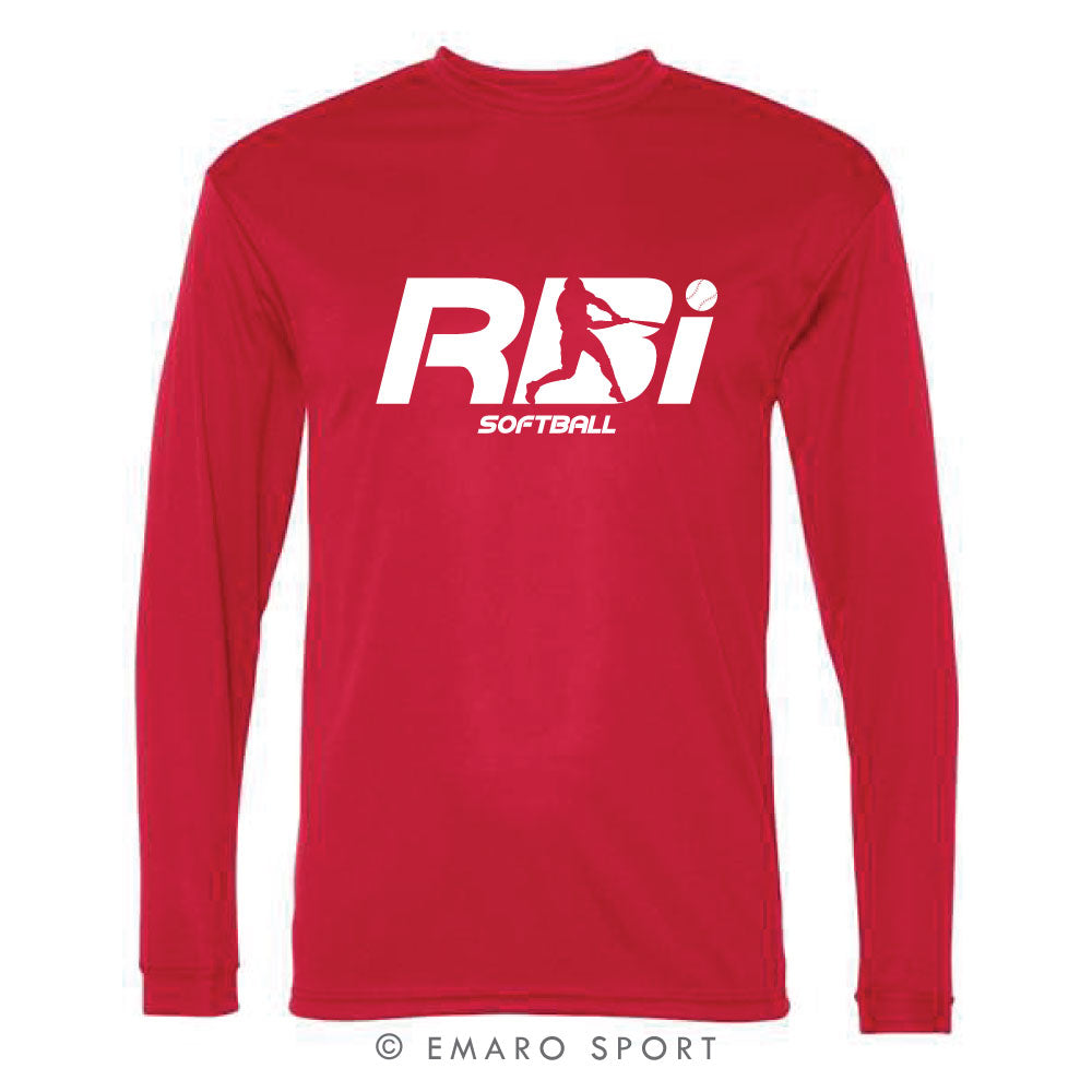 RBI Softball - Heather Red