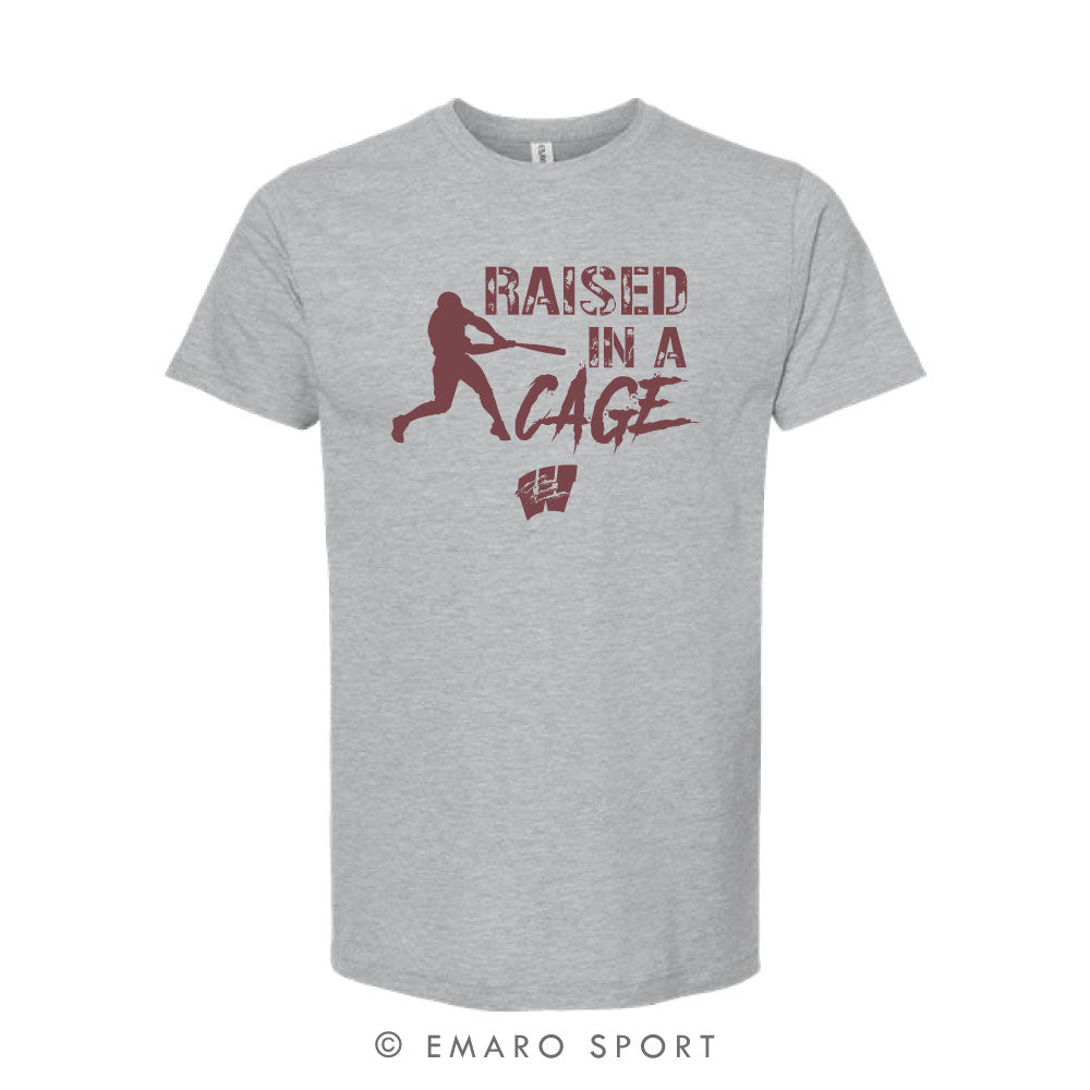 Whitesboro Raised in a Cage T-Shirt