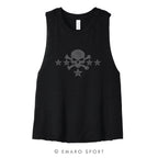Black Flag Defense Women's Racerback Crop Tank